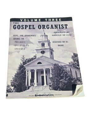 The Gospel Organist Volume 3 1965 Singspiration Gospel Song Arrangements
